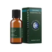 Mystic Moments Tea Tree Lemon Organic Essential Oil - 30ml