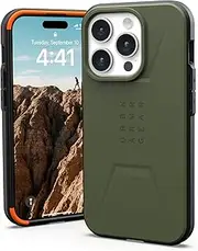 UAG Civilian Case with Magsafe for iPhone 15 Pro, Olive Drab