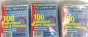 Pro-Select Single Card Soft Sleeves Pack(100) Carton(100PK)-WIDER/ GUERNSEY card
