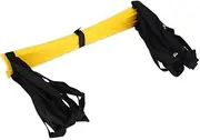 Foldable Agility Ladder, Portable Training Ladder Agility, for Foot Speed Coordination Dynamic Flexibility(Yellow, 5.5 Meters 10 Pieces)