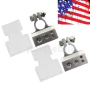 4/8 AWG Car Battery Terminal For HEAVY DUTY Clamp Positive & Negative Connector