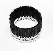 FoxAlien Brush Replacement for 69mm Diameter Dust Shoe for CNC Router Machine, Compatible with 52mm Spindle Motor and 65mm Router, Hose Diameter 38mm