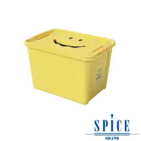 在飛比找蝦皮商城優惠-【SPICE】KIDS 馬卡龍色彩 附蓋 微笑整理箱 收納箱