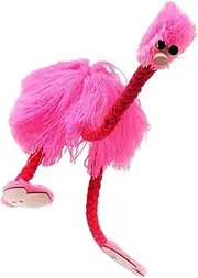 HOODANCOS Ostrich Marionette Puppet Animal Design Interactive String Puppet for Performances Family Fun Safe Material Bright Design