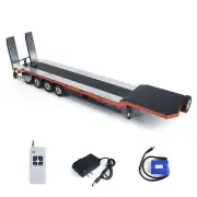 Metal 4-axle Trailers Electric Tail-board Support Leg for 1/14 RC Tractor Model