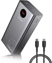 ROMOSS Laptop Power Bank, 40000mAh USB C PD Portable Laptop Charger, 65W Fast Charging High Capacity Battery Pack for MacBook Pro/Dell XPS, Microsoft Surface, iPad Pro, iPhone 16/15/14 and More