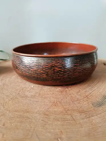 楽天市場】【茶器/茶道具 建水】 薄作り 銅鎚目 伝来形 銅製