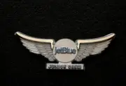 JetBlue Airways Junior Pilot Kiddie Wings (Version 1 - Raised Text)