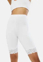 Chill One More Time Lace Biker Shorts