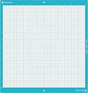 Silhouettes Silhouette 12x12-inch Light Hold Cutting Mat for Cameo, Transparent, CUT-MAT-12LT-3T