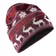 【CRAFT】Retro Knit Hat 針織羊毛帽.彈性透氣保暖護耳帽(1906511-497900 棗紅)