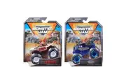 2x Spin Master Monster Jam 1:64 Diecast Trucks w Accessory Kids Toy Assorted 3+