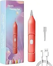 Rhinestone Dot Pen,Rechargeable Rhinestone Art Dot Pens Electric - Waterproof Craft Project Tool Home School Fun for Children, Adults