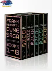 Dune 6-Book Boxed Set, Frank Herbert, Complete Saga, Sci-Fi