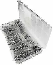 Seachoice 59427 Stainless Steel Tapping and Machine Screw Kit, 226 Piece