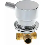Cold Hot Water Mixer Tap for Bathroom, G1/2 Thermostatic Two-in-One Mixer Tap for Shower Room