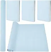 CRASPIRE 51 x 11.8inch Suede Book Cloth for Book Binding Fabric Surface Paper Backed Bookcover Books Album Scrapbooking Archival DIY Covering Protector Bookcloth Bookbinding Supplies Sky Blue