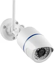 4MP 1080P IP Camera Outdoor WiFi Home Security Camera Surveillance Wi Fi Bullet Waterproof IP Video HD Camara(US Plug_1080P with 12V Power)