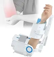 Electric Elbow Rehabilitation Device Flexible Support Frame for Wrist Elbow Joint Injuries Recovery Hinged Elbow Brace Arm Exerciser