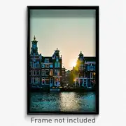 Pixel Art Poster - Sharp Amsterdam (8 Bit Psychedelic Trippy Video Game Print)