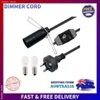 Salt Lamp Cord 1.8M w/ Dimmer Switch + 2x E14 Bulbs for Himalayan Rock Lamp 240V