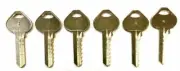 1 Corbin Russwin RU46 A1011D1 Commercial Space and Depth Keys 6 Cut