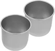 Ciieeo Versatile Rice Cooker Measuring Cups 2pcs Metal Cups Measurement Lines for Baking Cooking Flour