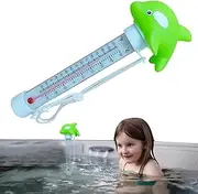 Vgvgaj Floating Temperature Tester | Cartoon Pools Water Temperature Tester | Shatter Resistant Easy Read Ponds Equipments with String for Spas Aquarium