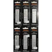 6 Pack Sally Hansen Salon Effects Nail Accents Stickers, Assortment Of Designs