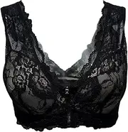 [BIMEI] Women's Zip Front Mastectomy Support Sports Bras Post-Surgery 3333