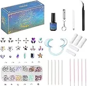 MK Orbit Tooth Gem Kit - DIY Teeth Jewelry With Multiple Color Crystals, 360PCS Professional Stones, Decoration Starter Kit With Tweezers