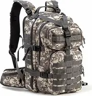 Gelindo Military Tactical Backpack, Hydration Backpack, Army Molle Bag, Small Rucksack for Hunting, Survival, Camping, Trekking, School, 35L