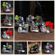Waterfall Smoke Backflow Incense Rack Resin Incense Holder Incense Burner Home