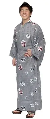 Men's Yukata Robe Japanese Summer Kimono - Careless Taboo