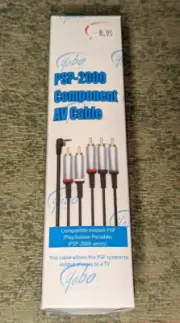 HDTV HD AV TV Video Adapter For SONY PSP 2000 3000 PSP2 PSP3 Component Cable NEW