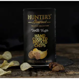 Hunter's 杭特 手工洋芋片 黑松露風味(罐裝) 150g (效期20250123)【玩饗食庫】松露洋芋片 薯片