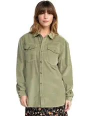 [Roxy] Let It Go Cord Top in Green