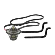 Gates Thermostat + Heater Hose Drive Belt Kit for Holden Colorado RC 3.0L 120KW