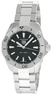 TAG HEUER AQUARACER 40MM QTZ BLACK DIAL SS MEN'S WATCH WBP1110.BA0627