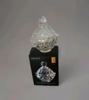 Legacy Collection Covered Candy Dish GC Society Pressed Glass Vintage Circleware