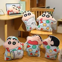 在飛比找蝦皮購物優惠-搞怪日本蠟筆小新毛絨玩具抱枕卡通搞怪公仔沙發靠墊玩偶男女禮物
