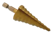 HSS-TIN step drill bit Ø 3/16"-1"