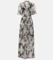 [Diane von Furstenberg] Diane von Furstenberg Erica printed maxi dress AU 4 multicoloured
