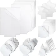 Acrylic Sheet Clear Cast Plexiglass Square Round Panel Heart Board DIY Display