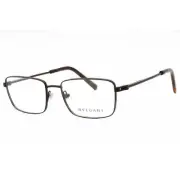 Bvlgari Men's Eyeglasses Matte Brown Metal Full Rim Rectangular 0BV1123 2073