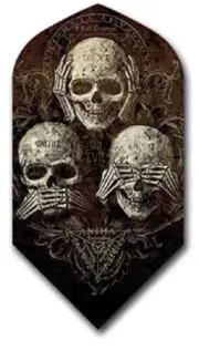 ALCHEMY Fear No Evil Slim Flights - 100 Micron - 5 sets (15 flights) w/tracking
