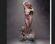 UNPAINTED Greek God Aphrodite Olympus Diorama 3d Printed Model Kit