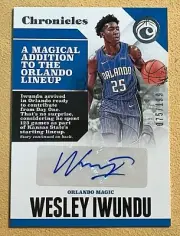 2017-18 Panini Chronicles WESLEY IWUNDU RC Orlando Magic Auto Autograph /199
