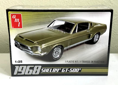 AMT 1968 68 FORD SHELBY GT-500 MUSTANG FACTORY SEALED 1:25 MODEL KIT
