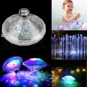 Floating Underwater Pond RGB LED Lights Pool Kids Shower Toys Battery Powered SS